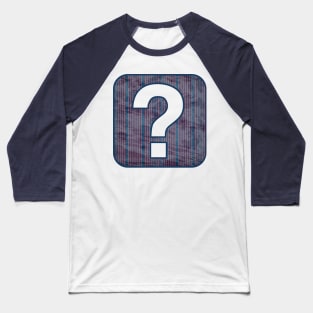 Question mark on grunge Baseball T-Shirt